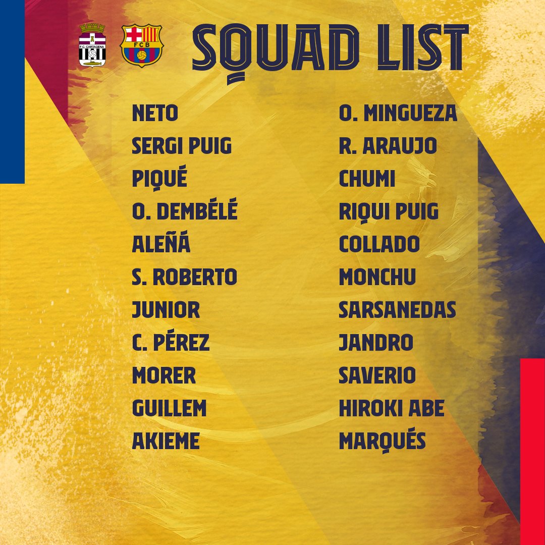 barcelona squad-اسپانیا
