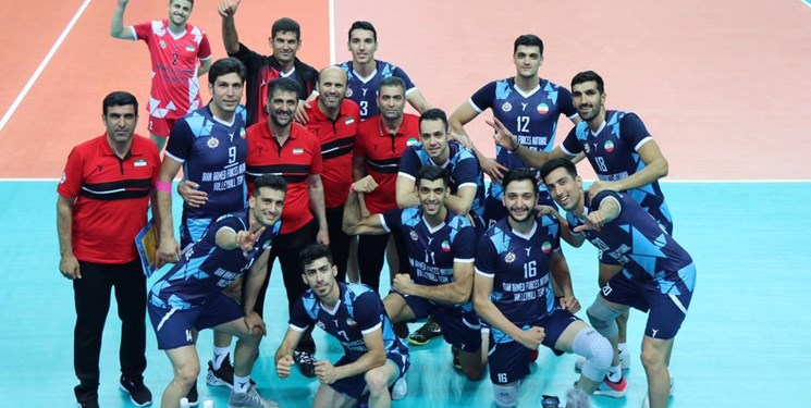 تیم ملی والیبال سیزم ایران-iran CISM volleyball team