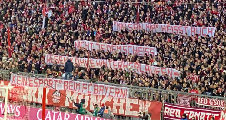 آلمان-بایرن مونیخ-بوندس لیگا-اعتراض طرفداران بایرن مونیخ-Bayern Munich